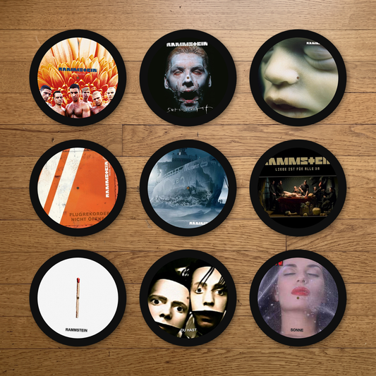 Alle neun Rammstein Vinyl-Discs